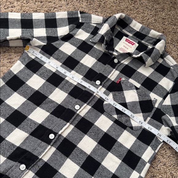 Levi's Youth Boy Flannel Shirt Size M (10/12) - Picture 5 of 7